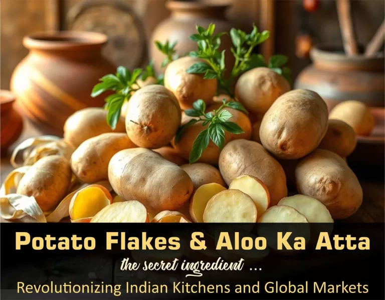 From Fields to Flour: Unlocking India’s INR 2,000 Crore Export Potential for Potato Flakes and Flour