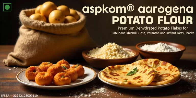 Healthy Potato Flour for Navratri Fasting | Best Upwas Atta for Gluten-Free Snacks – AspKom®