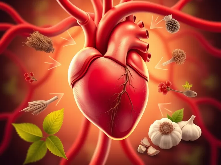 Natural Herbal Remedies for Heart Health – Supports Circulation, Cholesterol Balance & Arterial Wellness