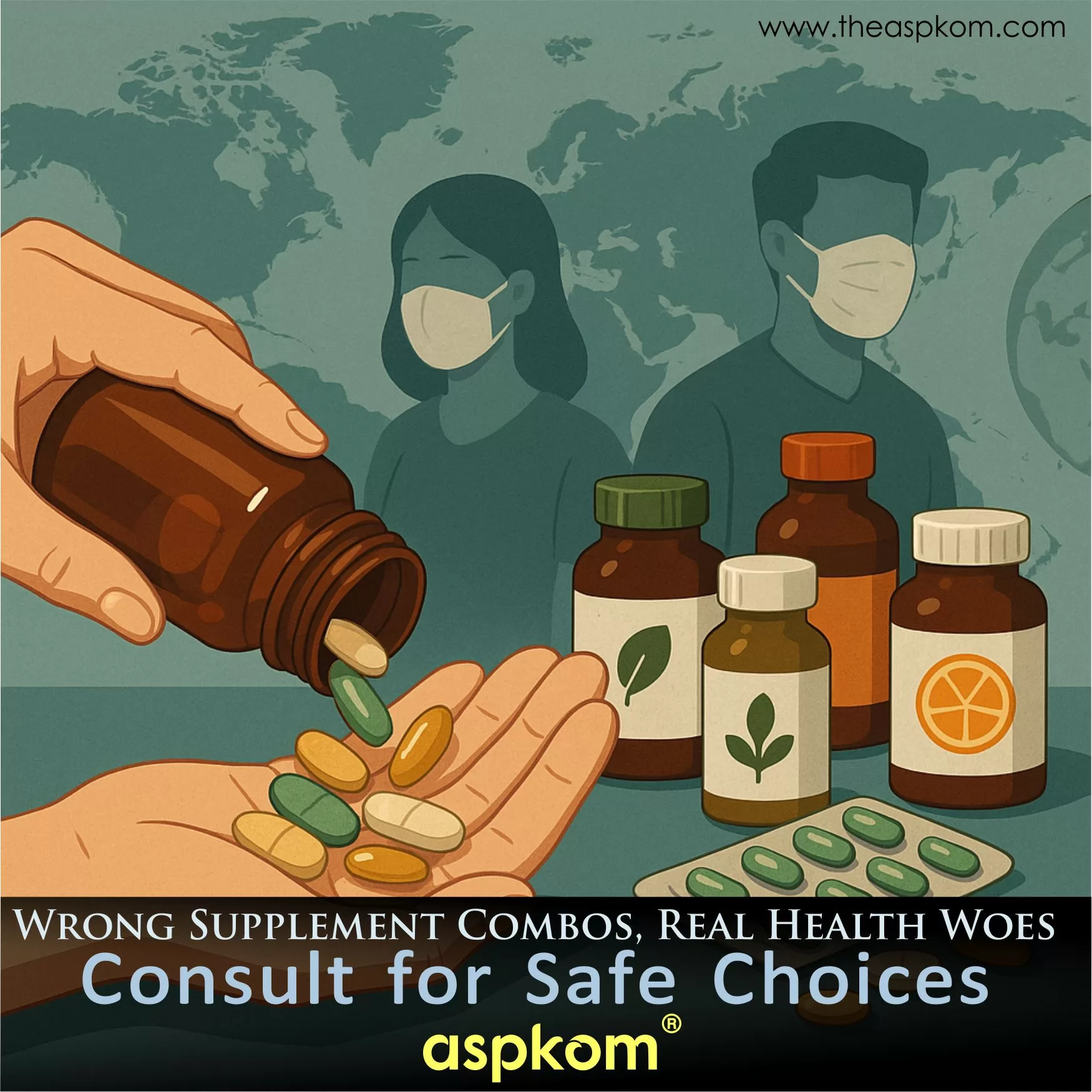 Wrong supplement combinations causing health risks – Consult Ashu Gaur for safe usage