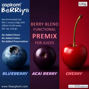 Berriya ABC - Acai, Blueberry & Cherry Super Blend Premix (100g)