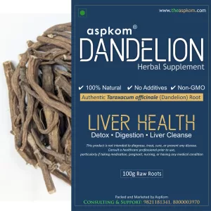 Dandelion Root, AspKom, Herb