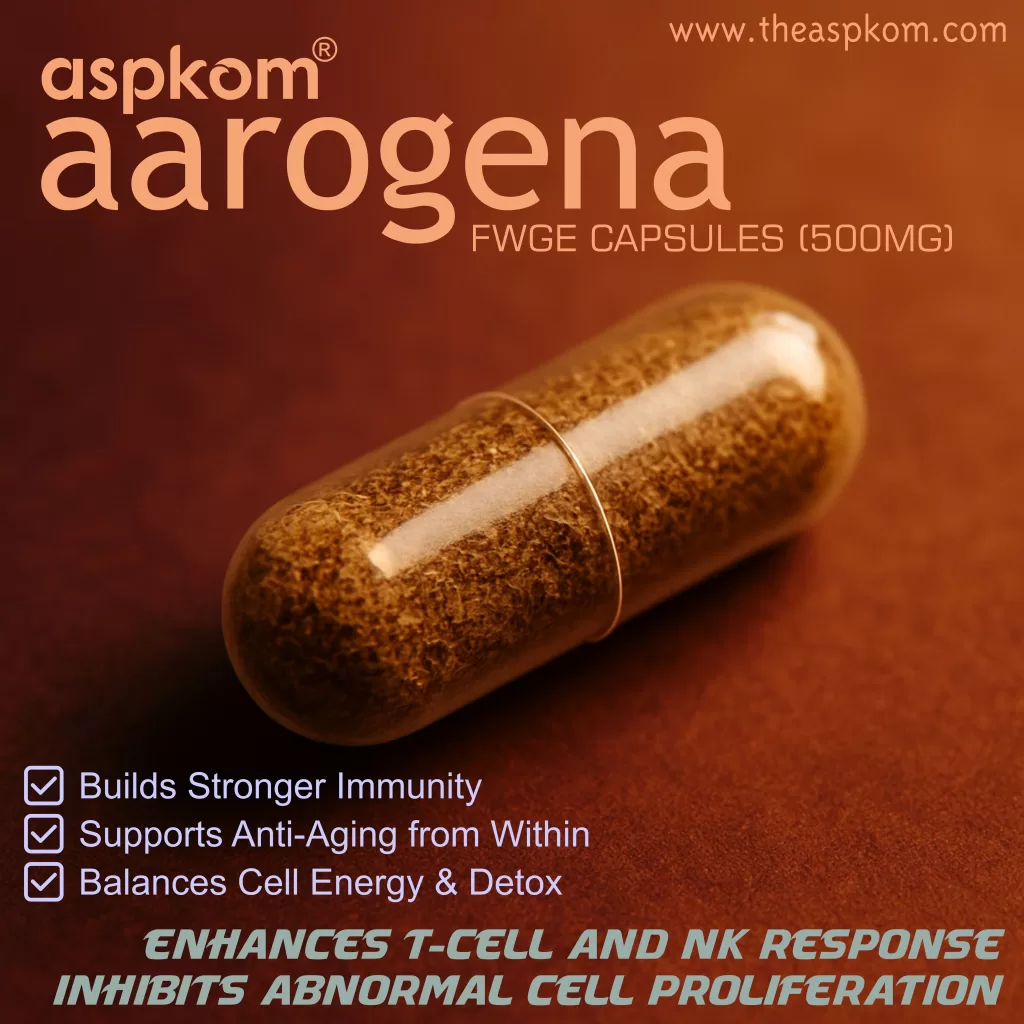 Boost Immunity. Block Abnormal Cell Growth. Explore FWGE Capsules & Bulk Supply from AspKom Aarogena