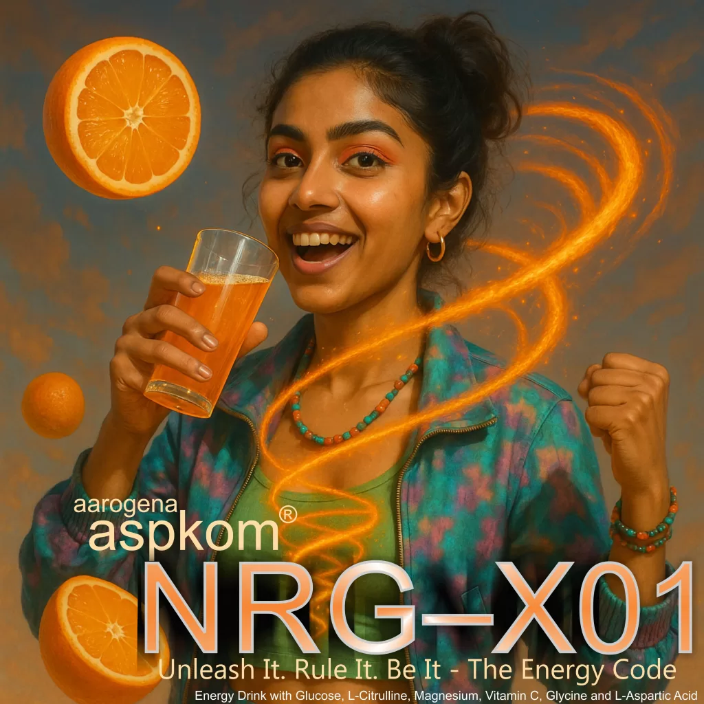 NRG-01 energy drink powder by Aspkom nutraceutical performance energy supplement for stamina focus and vitality