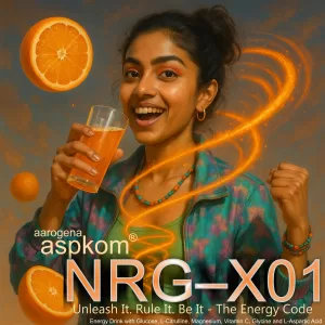 NRG-01 energy drink powder by Aspkom nutraceutical performance energy supplement for stamina focus and vitality